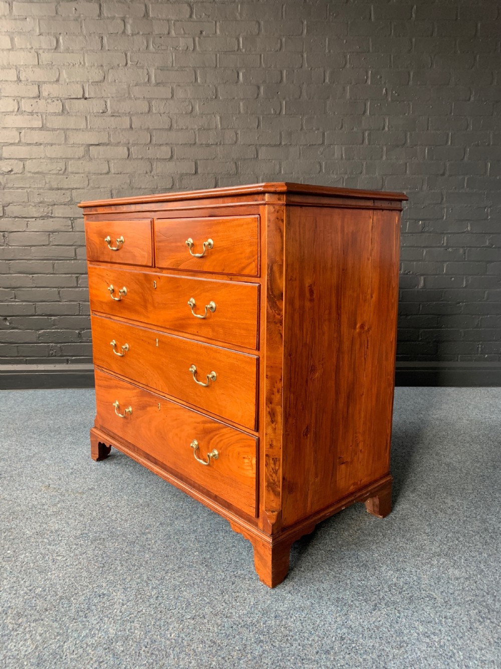 Pretty George III Mahogany Chest Of Drawers