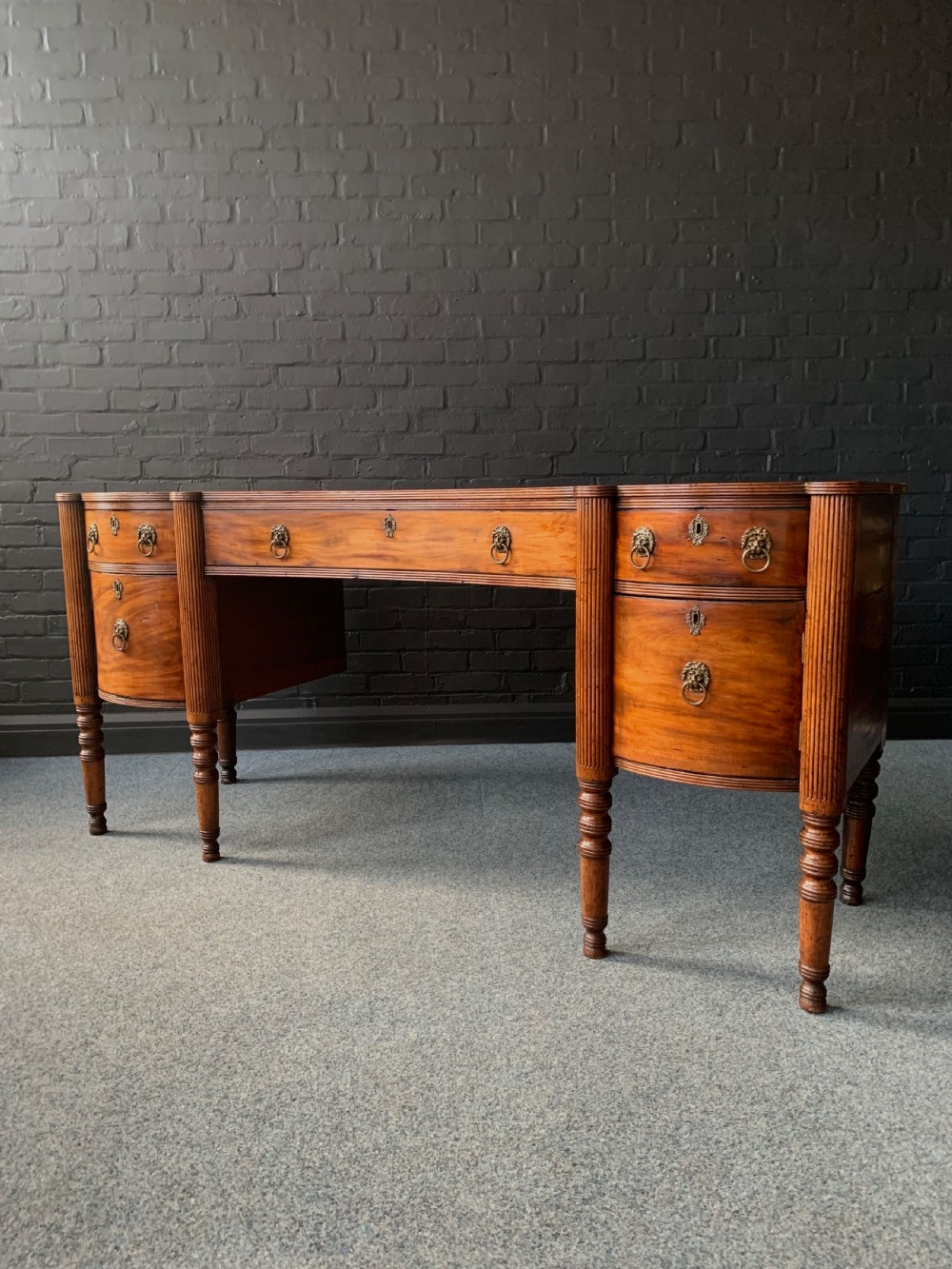 George IV Mahogany Pedestal Sideboard