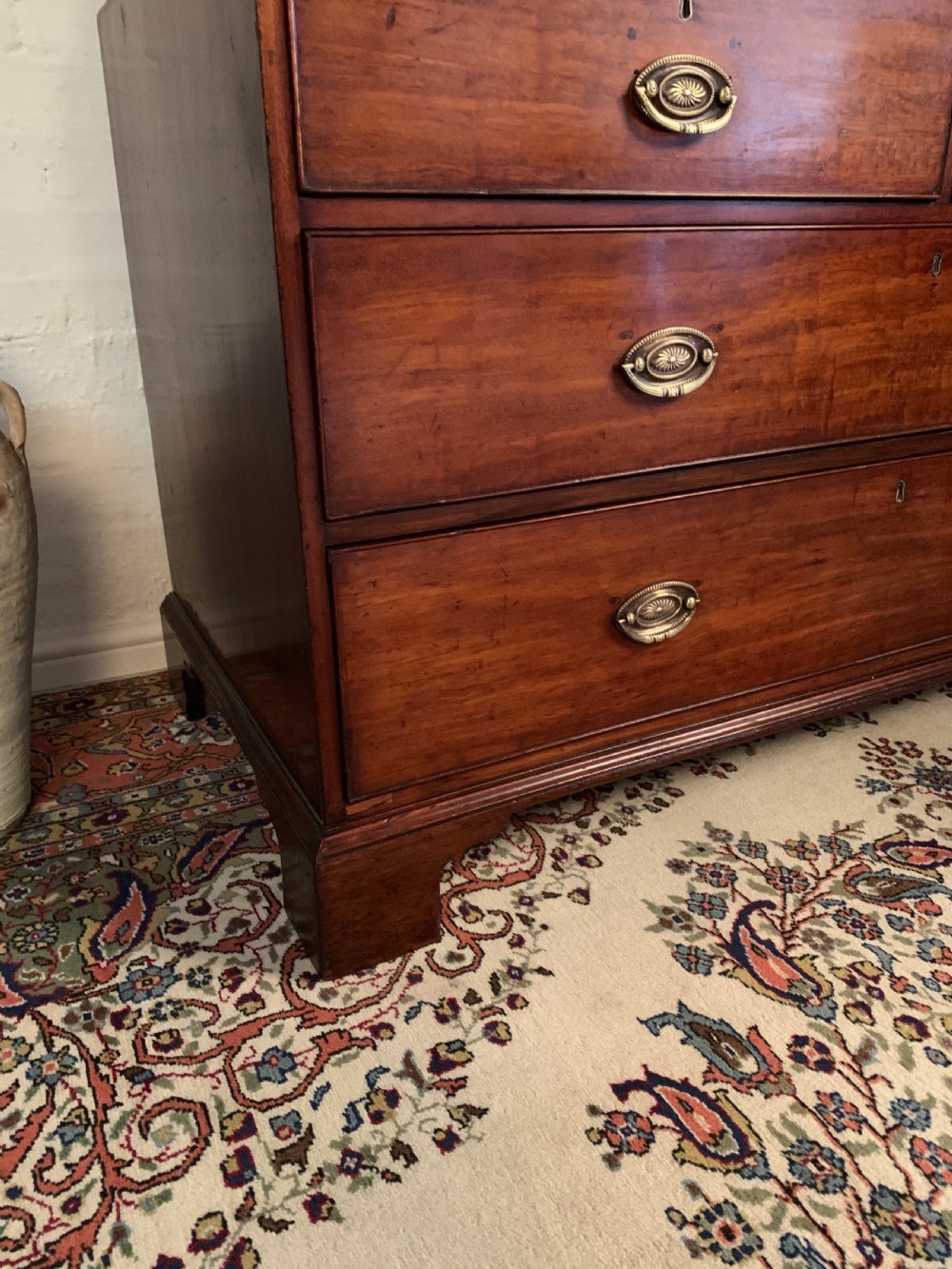Georgian Mahogany Linen Press View VIII