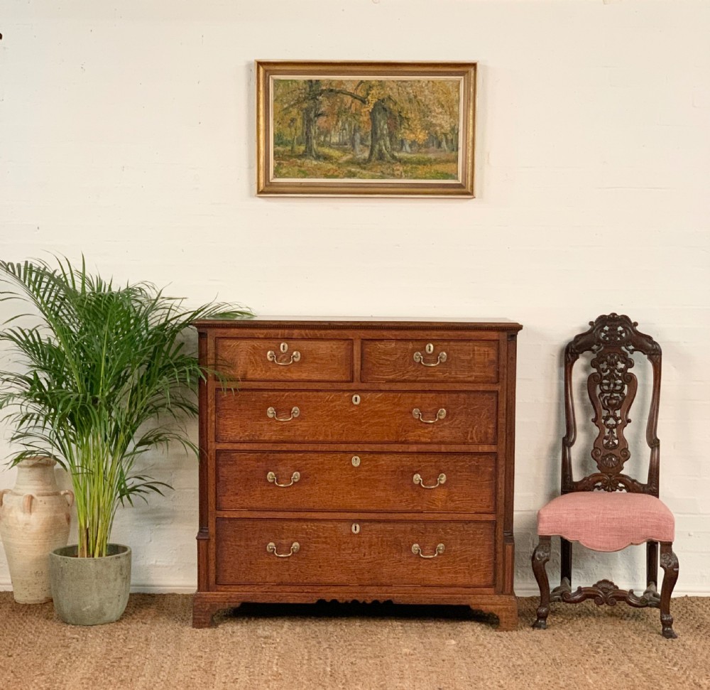 George III Oak Chest of Drawers