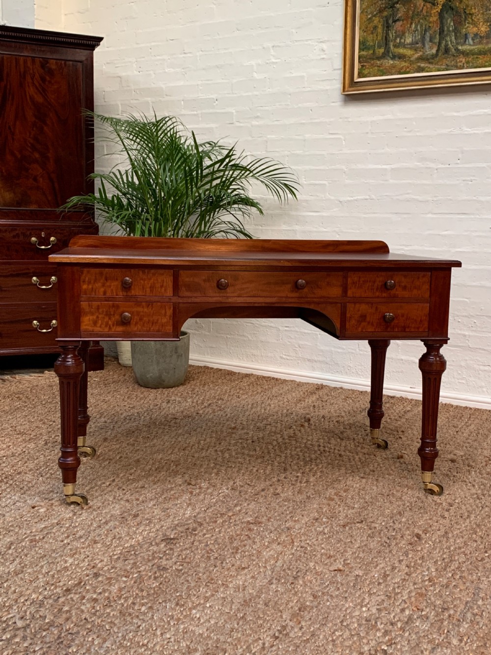 Mahogany Writing Desk by Holland & Sons