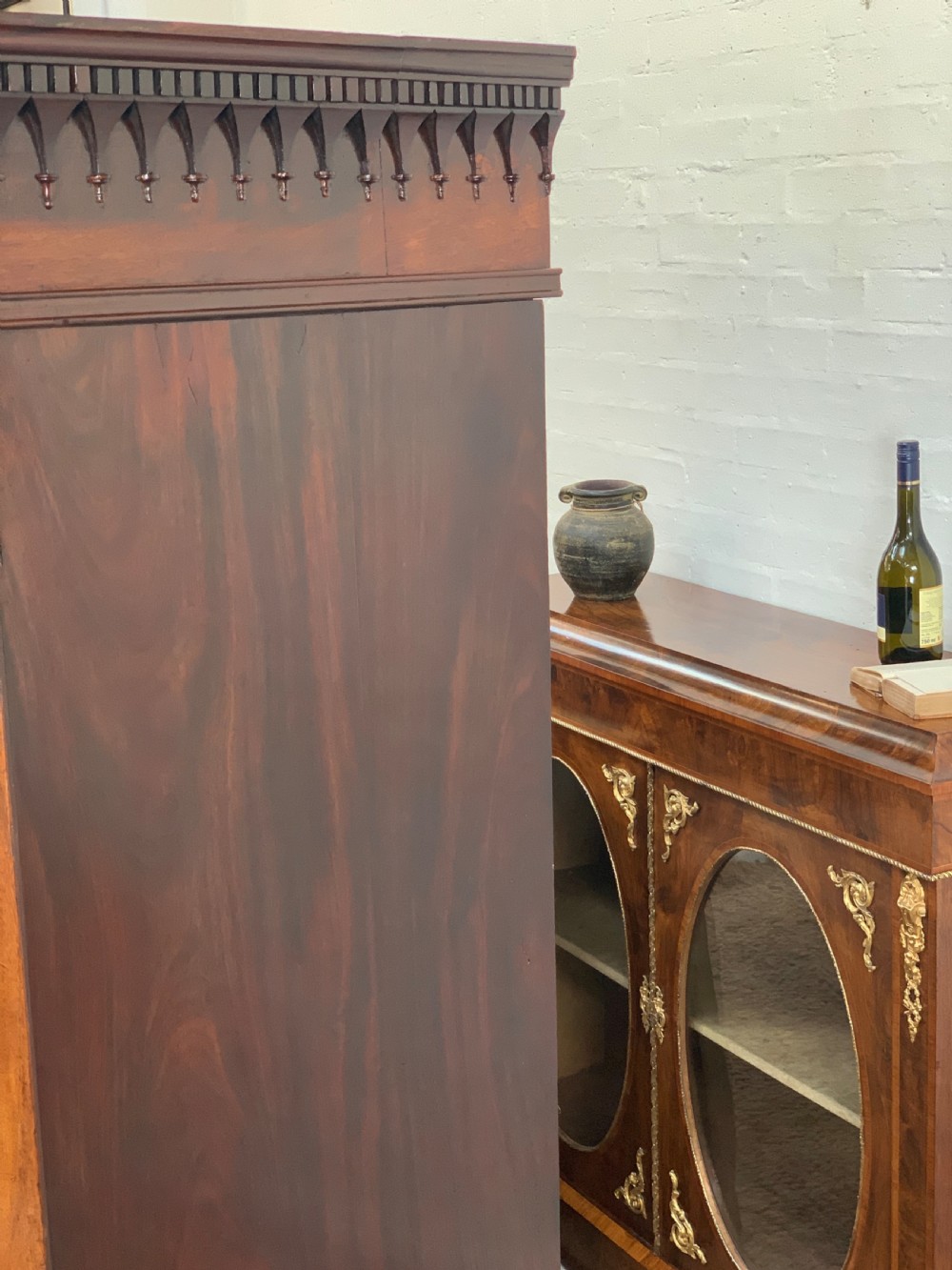 George III Mahogany Wardrobe View V
