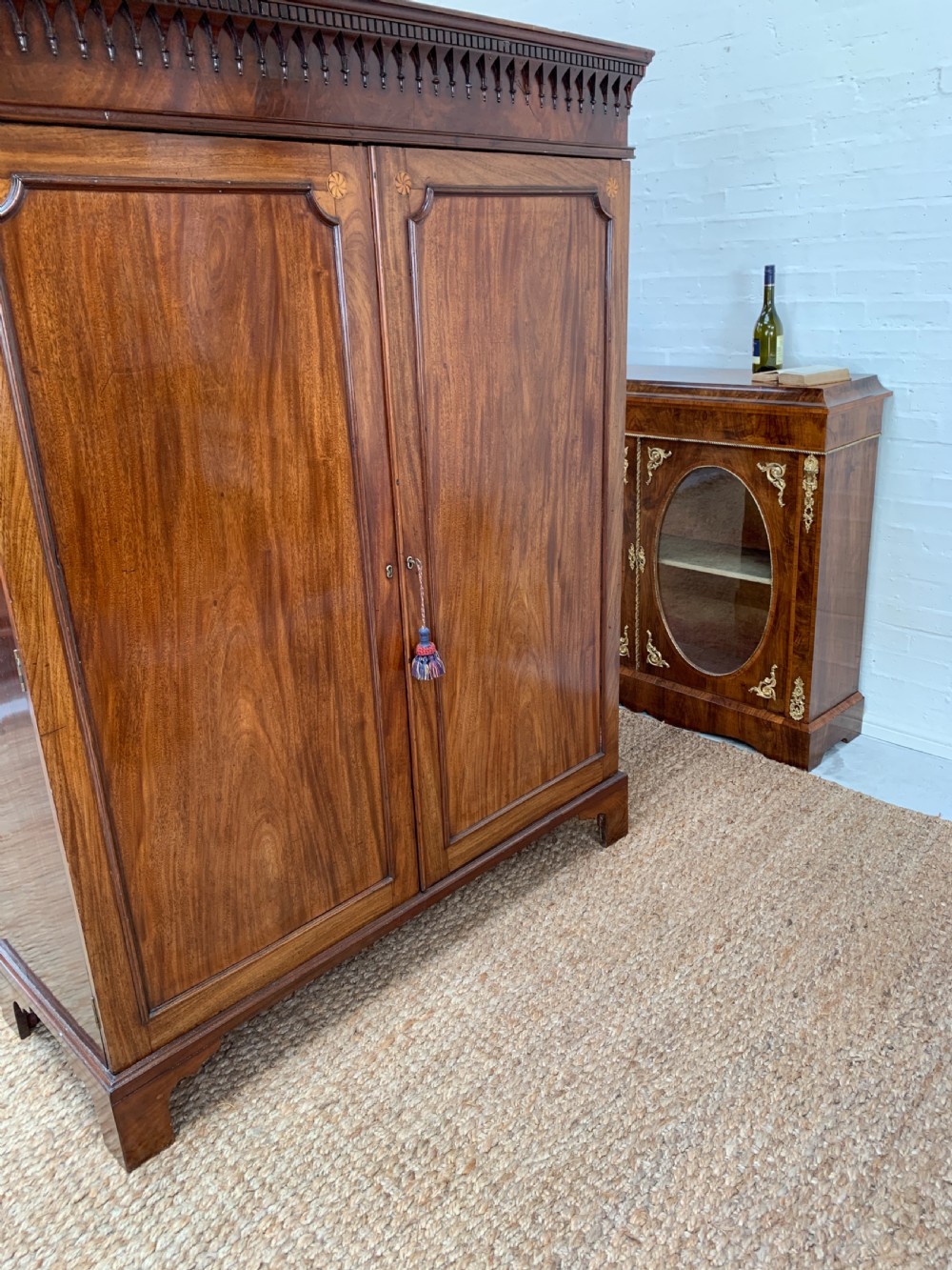 George III Mahogany Wardrobe View VI