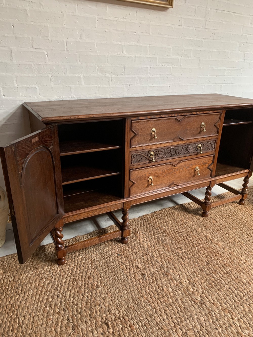 20th Century Ipswich Oak Sideboard View XIV