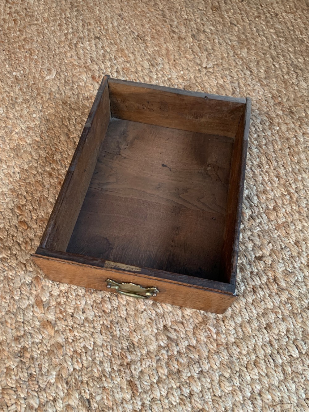 Small 18th Century Oak Linen Press View VII