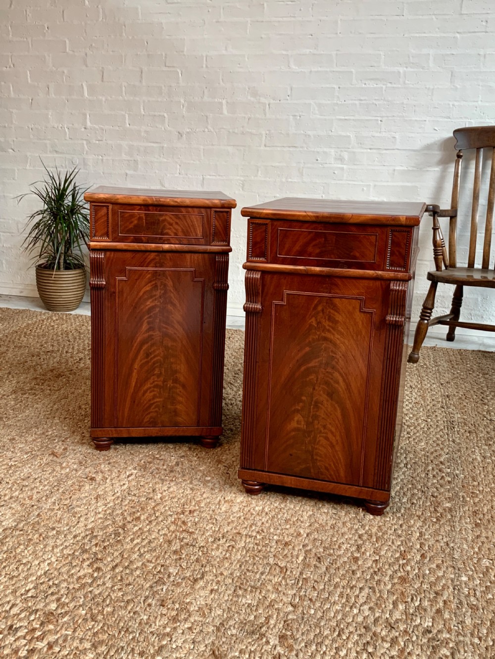 Regency Mahogany Bedside Cabinet