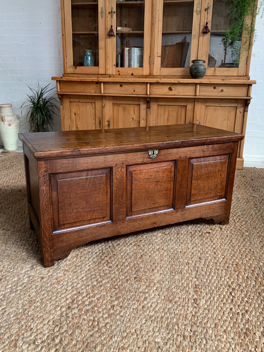 18th Century Oak Coffer / Blanket Chest