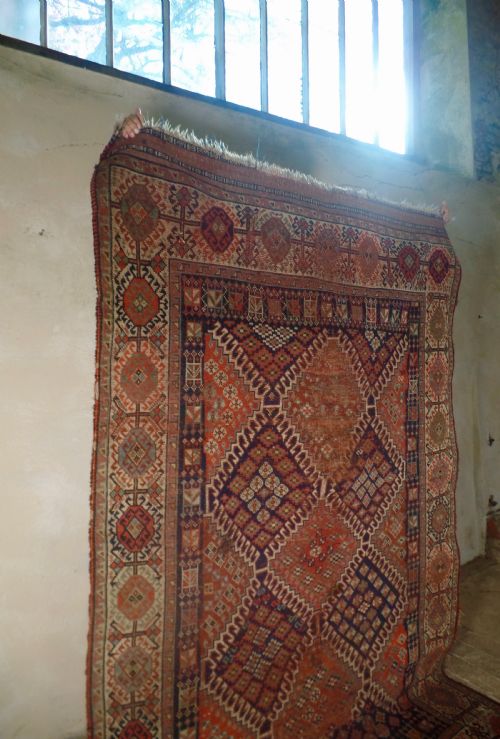AN ANTIQUE LARGE LURI PERSIAN RUG HANDMADE COLOURFUL GEOMETRIC DECORATIONS - ADDITIONAL PHOTO 2