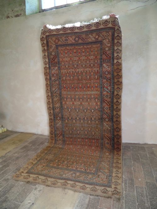 AN ANTIQUE NORTH WEST PERSIAN SARAB RUG HAND KNOTTED - ADDITIONAL PHOTO 11