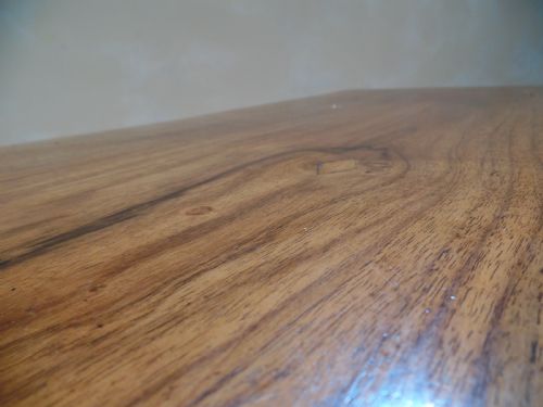 ANTIQUE WALNUT VENEERED SMALL COFFEE TABLE WITH DRAWERS - ADDITIONAL PHOTO 10