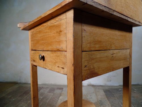 ANTIQUE 19TH CENTURY VICTORIAN TRAY TOP WASH STAND WOODEN BEDSIDE CABINET - ADDITIONAL PHOTO 12