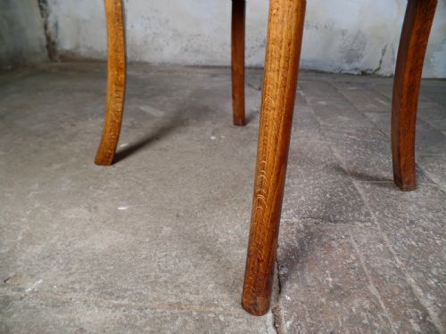 ANTIQUE FRENCH ETAGERE WALNUT BRONZE TWOTIER SIDE TABLE INLAID MARQUTERY - ADDITIONAL PHOTO 8