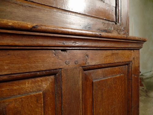 18TH CENTURY OAK CUPBOARD PRESS PROBABLY WELSH - ADDITIONAL PHOTO 8
