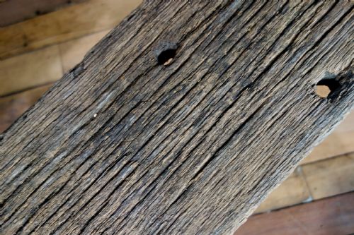EXTREMELY LONG ANTIQUE FRENCH CAST IRON GARDEN BENCH - ADDITIONAL PHOTO 13