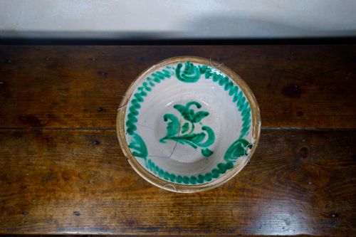 19TH CENTURY SPANISH DAIRY BOWL GRANADA LEBRILLO EARTHENWARE - ADDITIONAL PHOTO 11