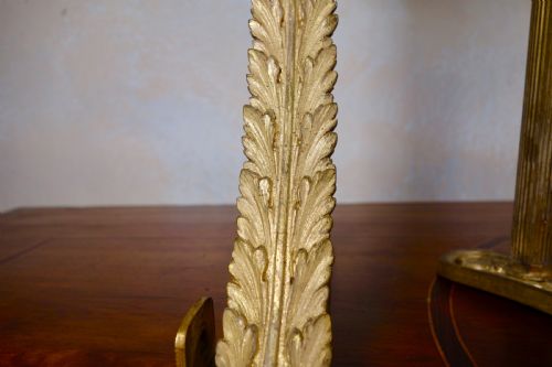 FOUR 19TH CENTURY ITALIAN ORMOLU CURTAIN BRACKETS - ADDITIONAL PHOTO 6