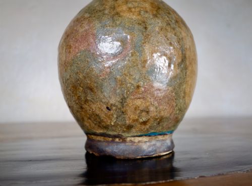 A 19TH CENTURY SMALL QAJAR PERSIAN VASE FISH - ADDITIONAL PHOTO 2