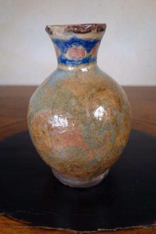 A 19TH CENTURY SMALL QAJAR PERSIAN VASE FISH - ADDITIONAL PHOTO 4