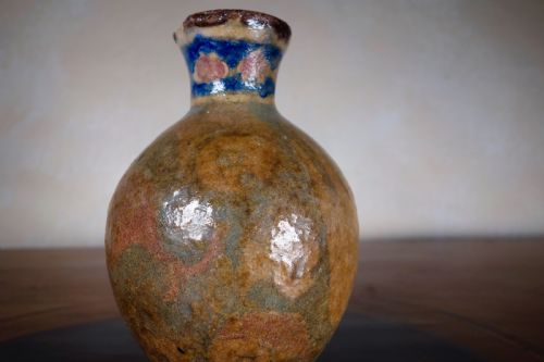 A 19TH CENTURY SMALL QAJAR PERSIAN VASE FISH - ADDITIONAL PHOTO 11