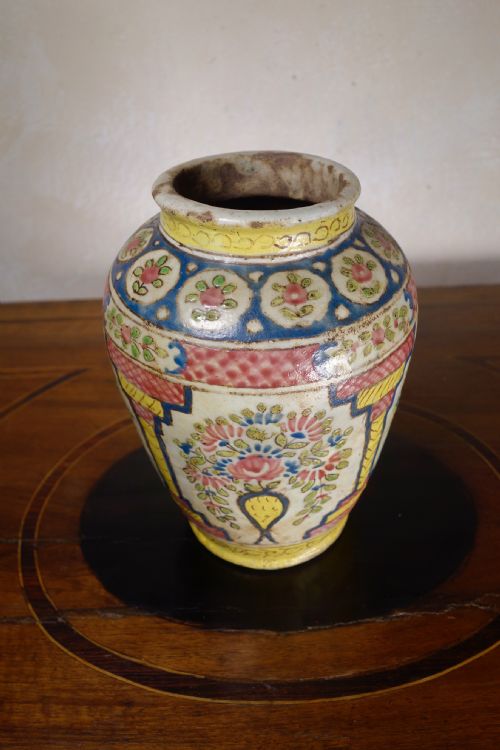 19TH CENTURY PERSIAN QAJAR DYNASTY VASE - ADDITIONAL PHOTO 5