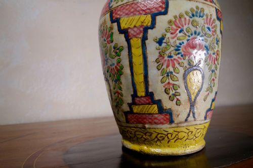 19TH CENTURY PERSIAN QAJAR DYNASTY VASE - ADDITIONAL PHOTO 7