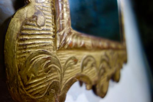 GEORGE I STYLE GESSO WALL MIRROR - ADDITIONAL PHOTO 2
