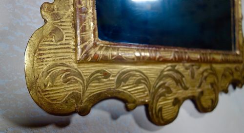 GEORGE I STYLE GESSO WALL MIRROR - ADDITIONAL PHOTO 3
