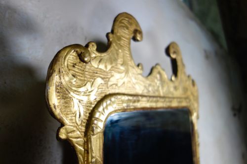 GEORGE I STYLE GESSO WALL MIRROR - ADDITIONAL PHOTO 6