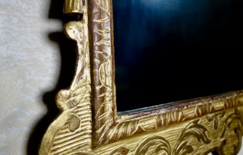 GEORGE I STYLE GESSO WALL MIRROR - ADDITIONAL PHOTO 9
