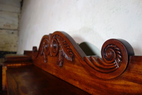 A LARGE ANTIQUE GEORGE IV MAHOGANY PEDESTAL SIDEBOARD - ADDITIONAL PHOTO 5