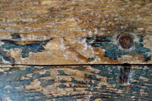 AN 18TH CENTURY CONTINENTAL PAINTED DOWRY CHEST TRUNK COFFEE TABLE - ADDITIONAL PHOTO 13