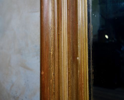 A LARGE 19TH CENTURY FRENCH GILTWOOD WALL FLOOR MIRROR - ADDITIONAL PHOTO 2