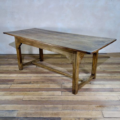 an early 19th century french elm farmhouse table refectory kitchen dining - CATEGORY: ANTIQUE TABLES - DATED 19TH CENTURY