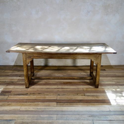 AN EARLY 19TH CENTURY FRENCH ELM FARMHOUSE TABLE REFECTORY KITCHEN DINING - ADDITIONAL PHOTO 5