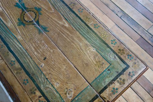 AN 18TH CENTURY AUSTRIAN ORIGINAL PAINTED CONSOLE TABLE TAVERN REFECTORY - ADDITIONAL PHOTO 4