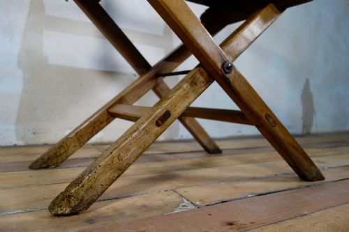 A 19TH CENTURY VERNACULAR PRIMITIVE SIDE CHAIR - ADDITIONAL PHOTO 10