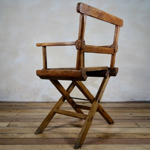 A 19TH CENTURY VERNACULAR PRIMITIVE SIDE CHAIR - ADDITIONAL PHOTO 5