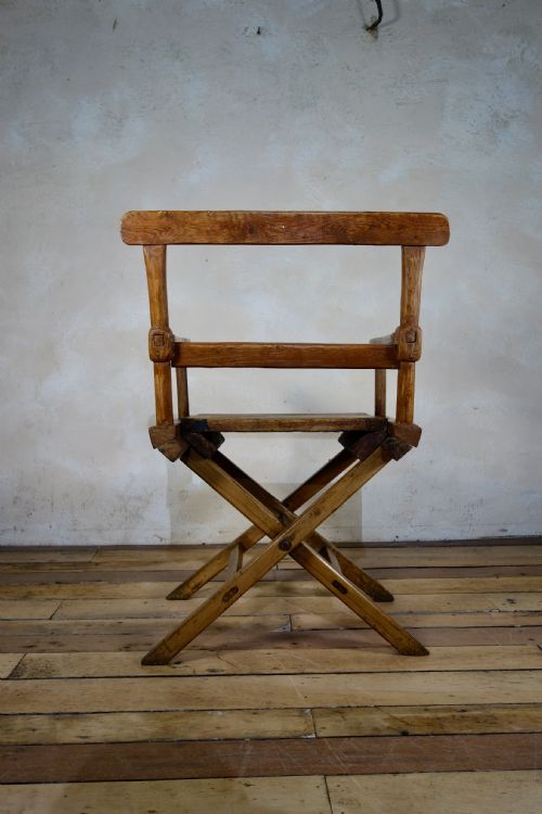 A 19TH CENTURY VERNACULAR PRIMITIVE SIDE CHAIR - ADDITIONAL PHOTO 6