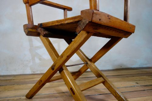 A 19TH CENTURY VERNACULAR PRIMITIVE SIDE CHAIR - ADDITIONAL PHOTO 7