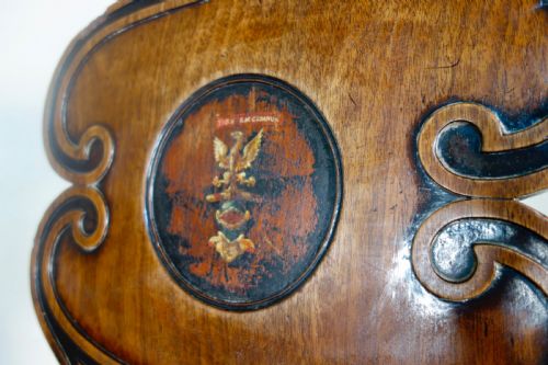 A PAIR OF MAHOGANY REGENCY HALL CHAIRS - ADDITIONAL PHOTO 14