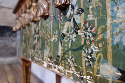 AN EXCEPTIONAL 19TH CENTURY ITALIAN VENETIAN PAINTED CONSOLE TABLE - ADDITIONAL PHOTO 12