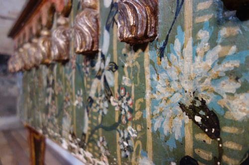 AN EXCEPTIONAL 19TH CENTURY ITALIAN VENETIAN PAINTED CONSOLE TABLE - ADDITIONAL PHOTO 13
