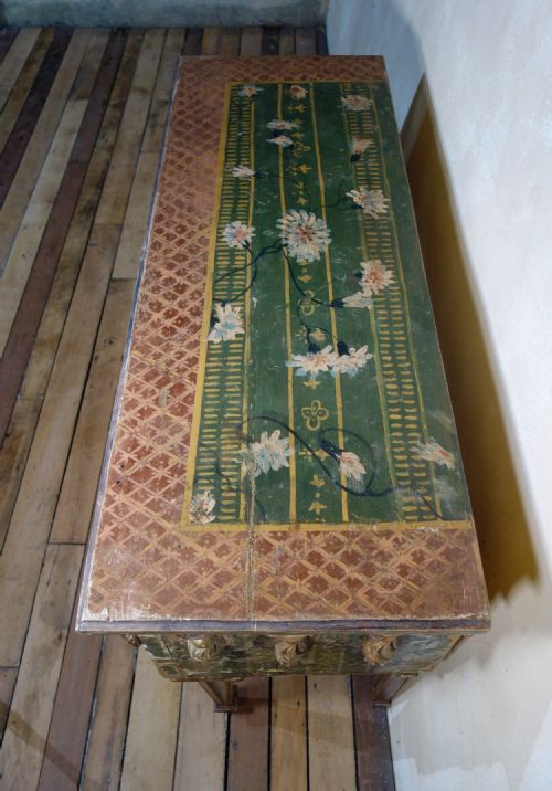 AN EXCEPTIONAL 19TH CENTURY ITALIAN VENETIAN PAINTED CONSOLE TABLE - ADDITIONAL PHOTO 15