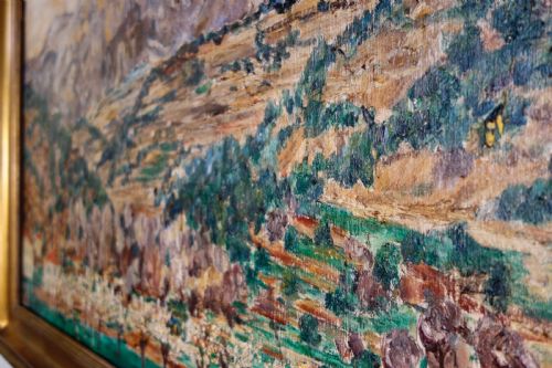 A PAIR OF ROGERMAURICE GRILLON ITALIAN OIL ON CANVAS LANDSCAPES PAINTINGS - ADDITIONAL PHOTO 3