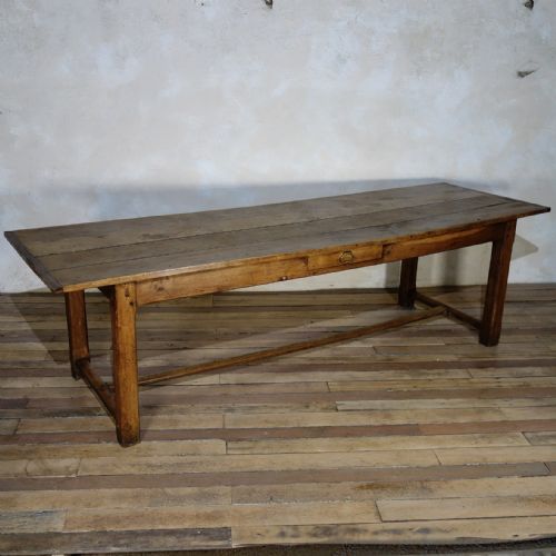 a large 18th century french oak farmhouse refectory table - CATEGORY: ANTIQUE TABLES - DATED 18TH CENTURY