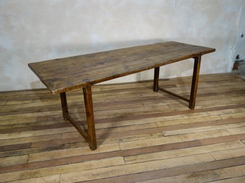 AN 18TH CENTURY FRENCH PRIMITIVE CHERRYWOOD FARMHOUSE TABLE VERNACULAR - ADDITIONAL PHOTO 12