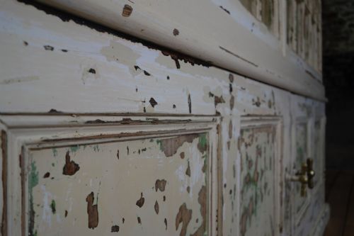 A LARGE 19TH CENTURY PAINTED GLAZED BOOKCASE CABINET - ADDITIONAL PHOTO 14