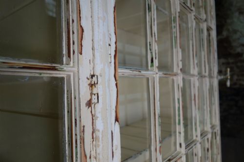 A LARGE 19TH CENTURY PAINTED GLAZED BOOKCASE CABINET - ADDITIONAL PHOTO 17