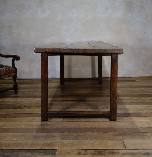 AN 18TH CENTURY FRENCH PRIMITIVE CHERRYWOOD FARMHOUSE TABLE VERNACULAR - ADDITIONAL PHOTO 11