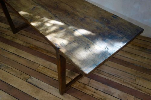 AN 18TH CENTURY FRENCH PRIMITIVE CHERRYWOOD FARMHOUSE TABLE VERNACULAR - ADDITIONAL PHOTO 18
